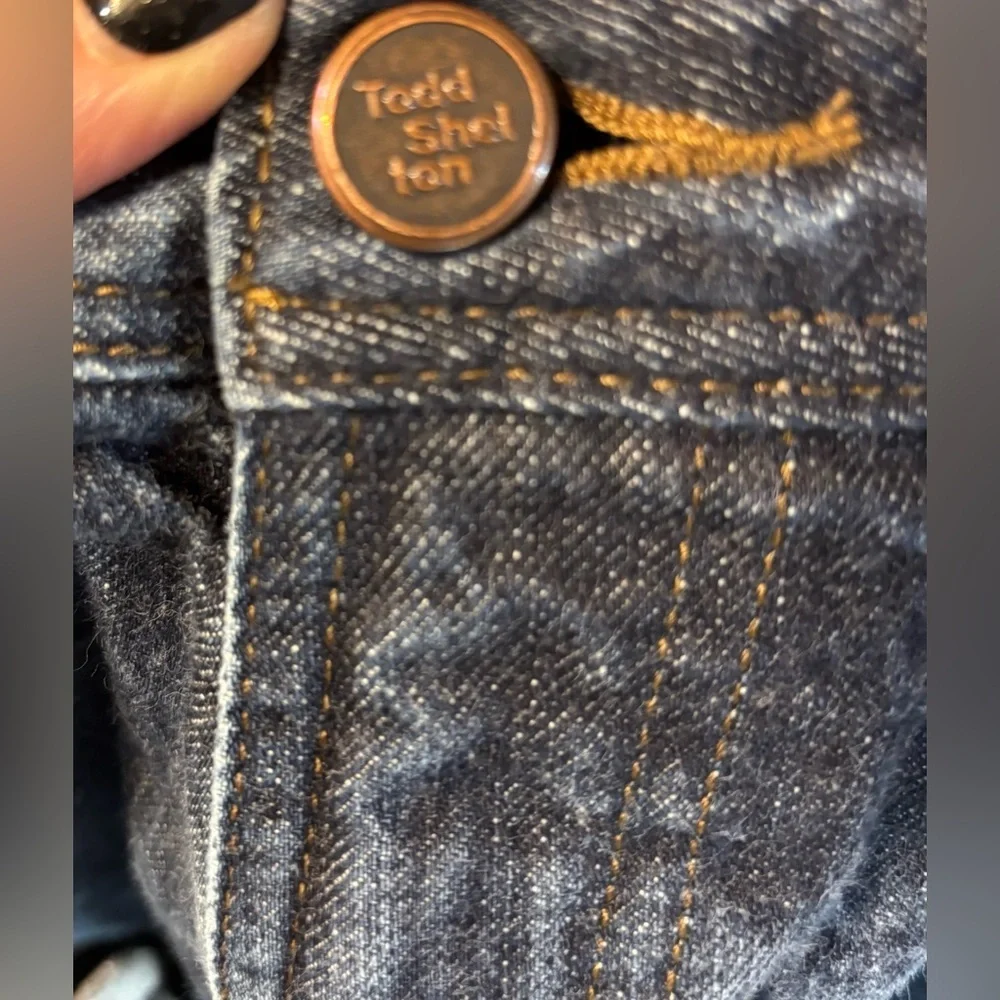 Todd Shelton Selvedge Jeans Men’s 33x29 Pro Soft Slim Fit USA Made Dark Wash